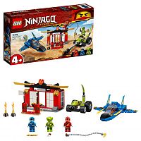 Lego ninjago конструктор "бой на штормовом истребителе"