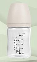 Paomma Стеклянная бутылочка, 160 мл / цвет Almond milk (бежевый)					