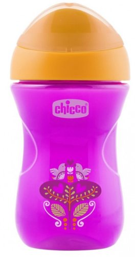 Chicco Чашка-поильник Easy Cup, с 12 месяцев, 266 мл / цвет розовый