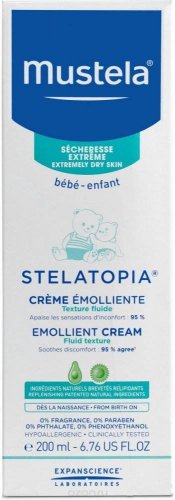 Mustela dermo-pediatrics Крем смягчающий "Stelatopia" (для кожи склонной к атопии), 200 мл.