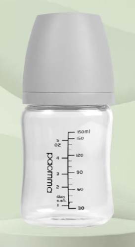 Paomma Стеклянная бутылочка, 160 мл / цвет Light Grey (светло-серый)