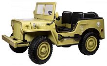 Toyland Электромобиль Джип Jeep Willys mini / цвет Matcha (матча)					