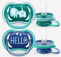 Philips Avent Соска-пустышка Ultra Air силиконовая, с 18 месяцев					