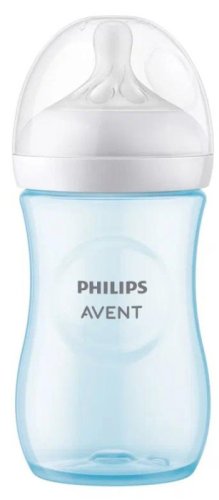 Philips Avent Бутылочка Natural Response, с 1 месяца, 260 мл / цвет голубой