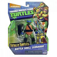 Turtles Фигурка черепашки-ниндзя, 12 см, Лео с боевым панцирем					