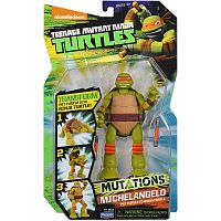 TMNT Фигурка Черепашки-ниндзя 15см серия Mutation (домашний питомец), в ассортименте					