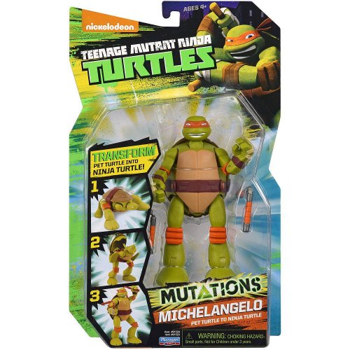 TMNT Фигурка Черепашки-ниндзя 15см серия Mutation (домашний питомец), в ассортименте