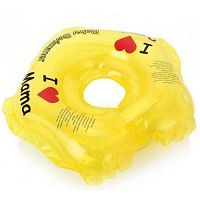 Круг на шею для купания Baby Swimmer BS21Y (3-12 кг) / цвет желтый
